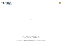 Tablet Screenshot of maissabercontabil.com.br